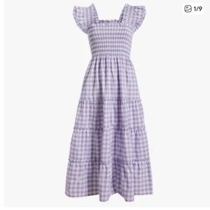 Hill House The Ellie Nap Midi Dress Lilac
Jacquard Check Size Small